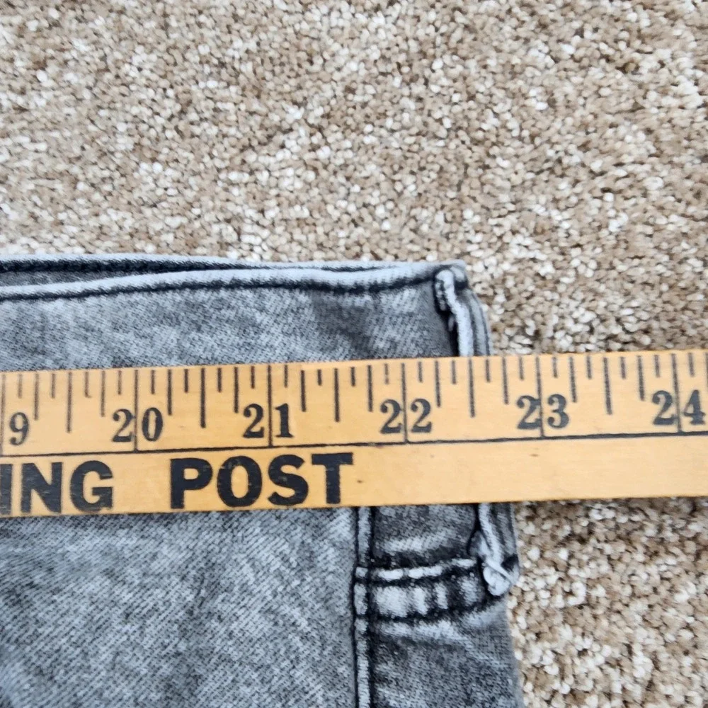 Levi's 502 Regular Taper Fit Jeans Men's W45‎ L32 Gray Wash Denim Pants
